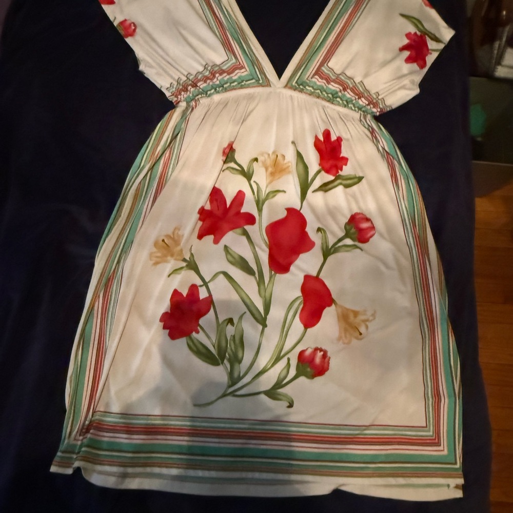 Floral V-Neck Dress